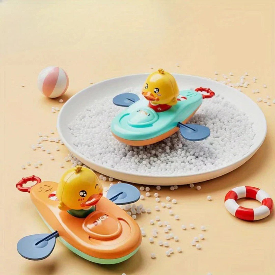 Yellow Duck Paddle Bath Toy